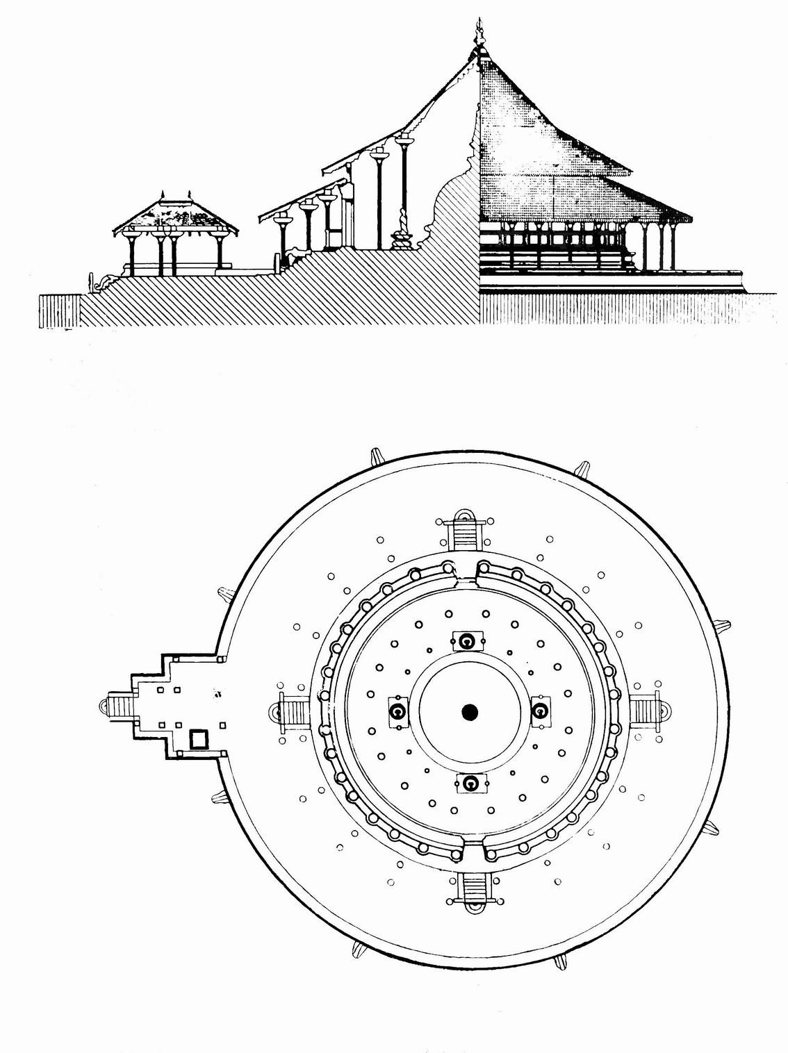 Polonnaruwa Vatadage schema