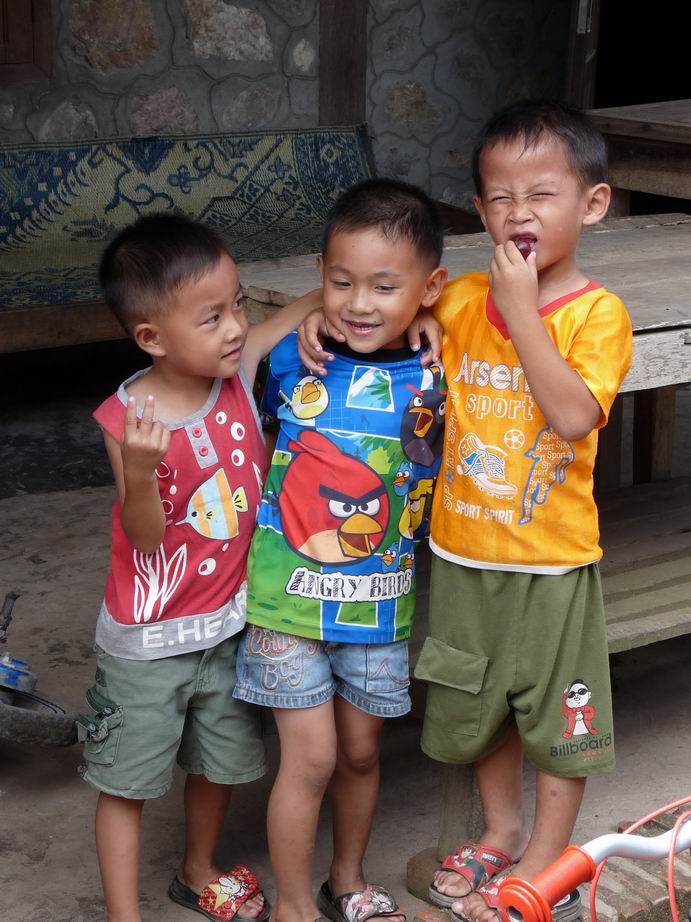 laoské děti